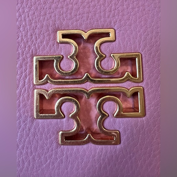 **SOLD** Tory Burch Mauve Pink Britten Combo Crossbody Bag - Picture 7 of 13